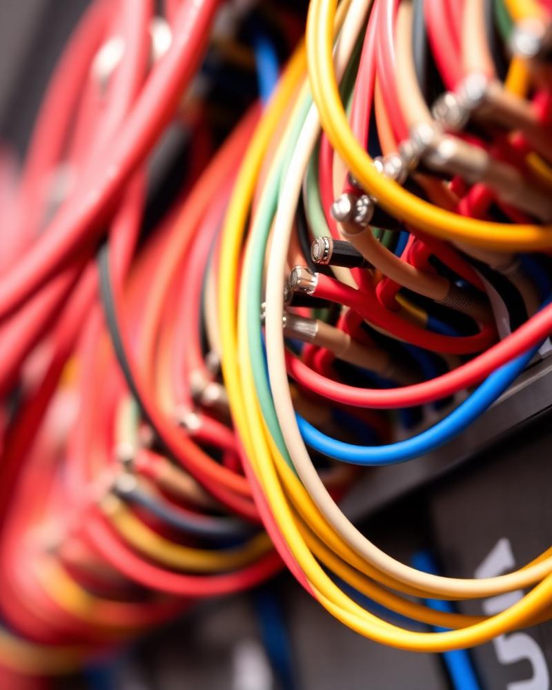 Coloured Cable Install